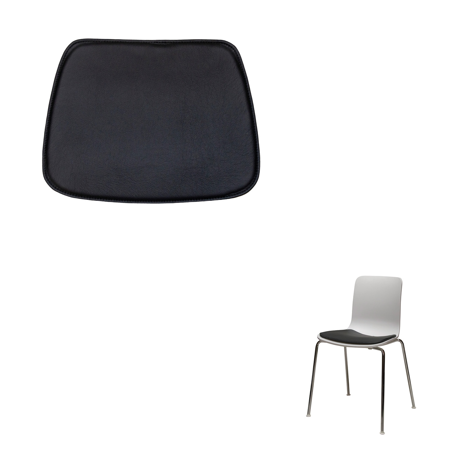 Ej vändbar Lyx Dyna i Elmo Baltique Läder till Vitra HAL stolen Ej vändbar Lyx Dyna i Elmo Baltique Läder till Vitra HAL stolen